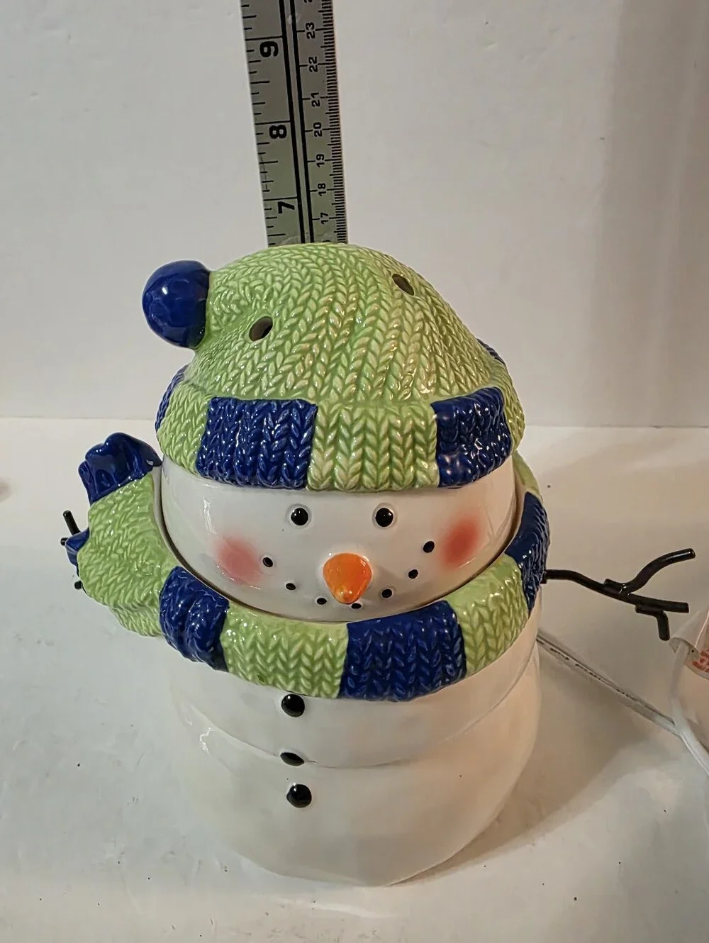 Scentsy Snowman Premium Warmer Holiday Collection In Box